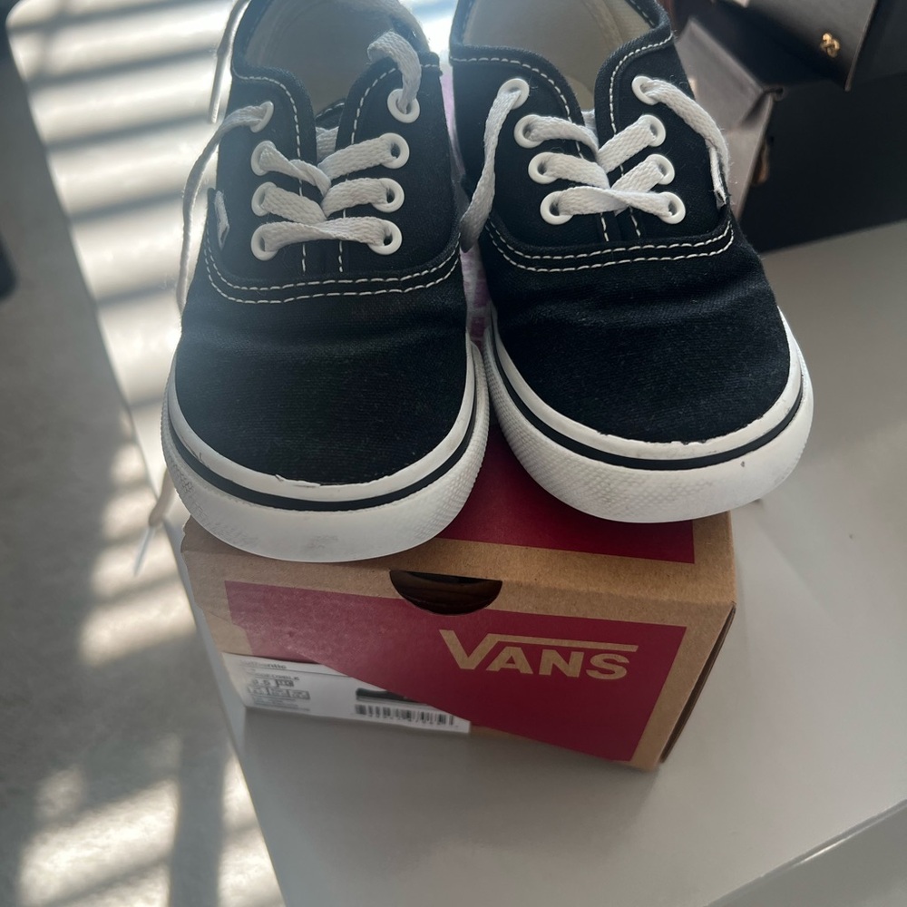 Vans Classic Black and White Shoes